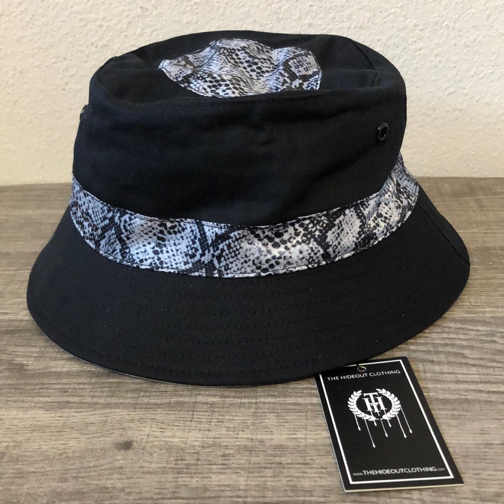 The Hideout Clothing Snakes and Shapes Reversible Bucket Hat
